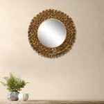 Buy Beautiful Round Mirror Wall Decor by Kaptown Kreation