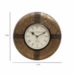 Brown vintage wall clock