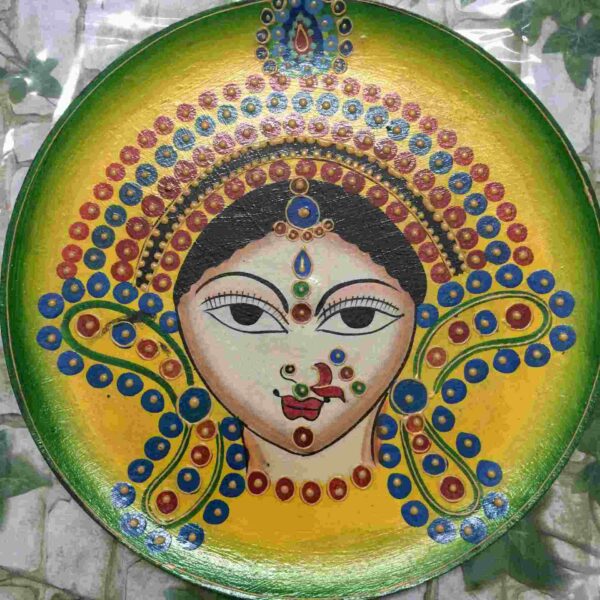 Latest goddess durga wall hanging wall plate