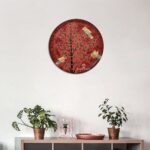 Beautiful tree bird wall plates for home decor 