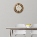 wooden wall clock